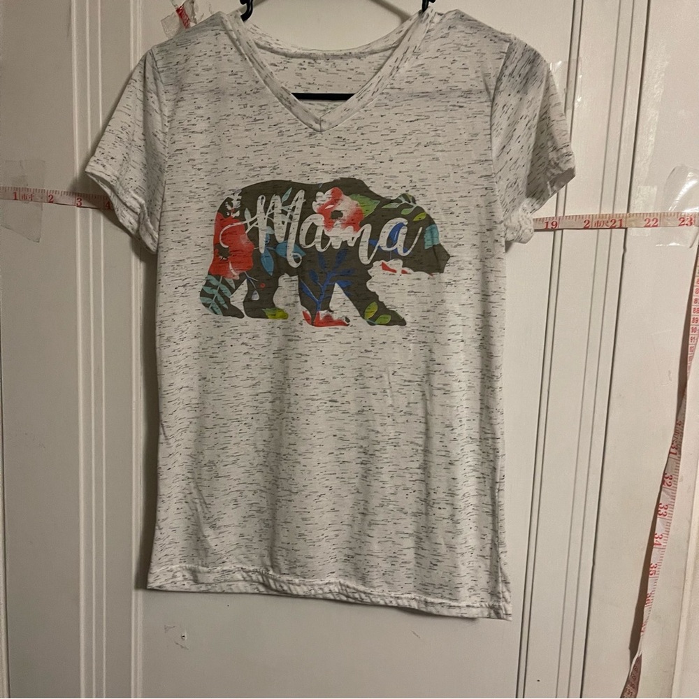 White Cotton Short Sleeve maternity Tee Casual Essential.  50